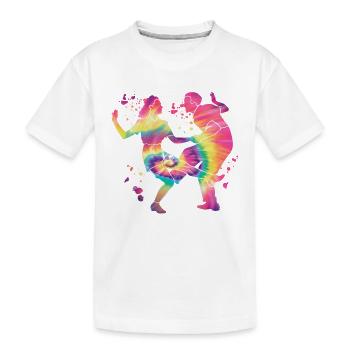 Dancing Swing Boogie Woogie Années 60 - T-shirt bio Premium Enfant - blanc - Devant