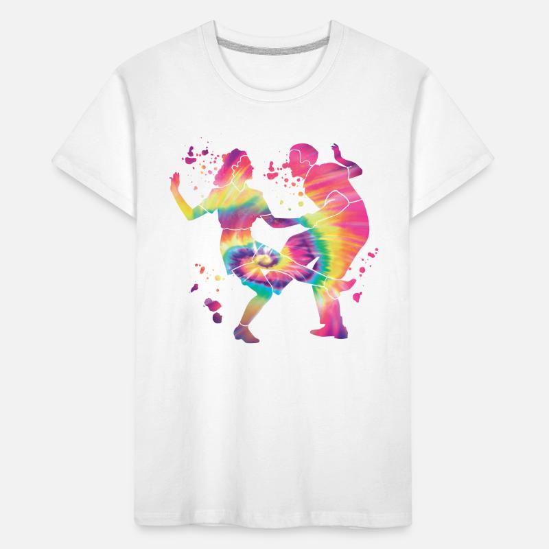 Dancing Swing 60s Boogie Woogie Kids' Premium Organic T-Shirt