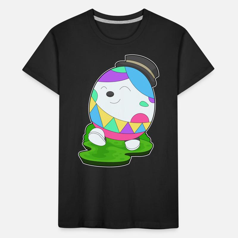 Easter Easter Egg Cylinder Kids' Premium Organic T-Shirt
