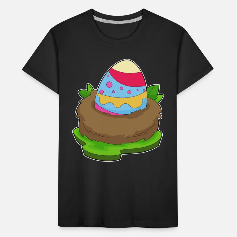Easter Easter Egg Nest Kids' Premium Organic T-Shirt