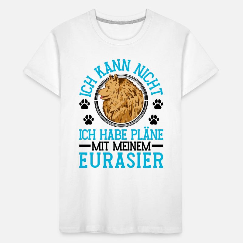 Plans with my Eurasier Eurasian Spitz Kids' Premium Organic T-Shirt