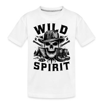 SAUVAGE - T-shirt bio Premium Enfant - blanc - Devant