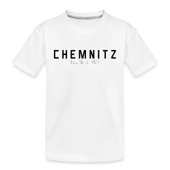 Chemnitz Ma ville - T-shirt bio Premium Enfant - blanc - Devant