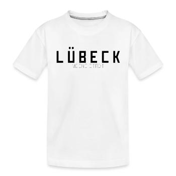 Lübeck Meine Stadt - Kinder Premium Bio T-Shirt - Weiß - Vorne