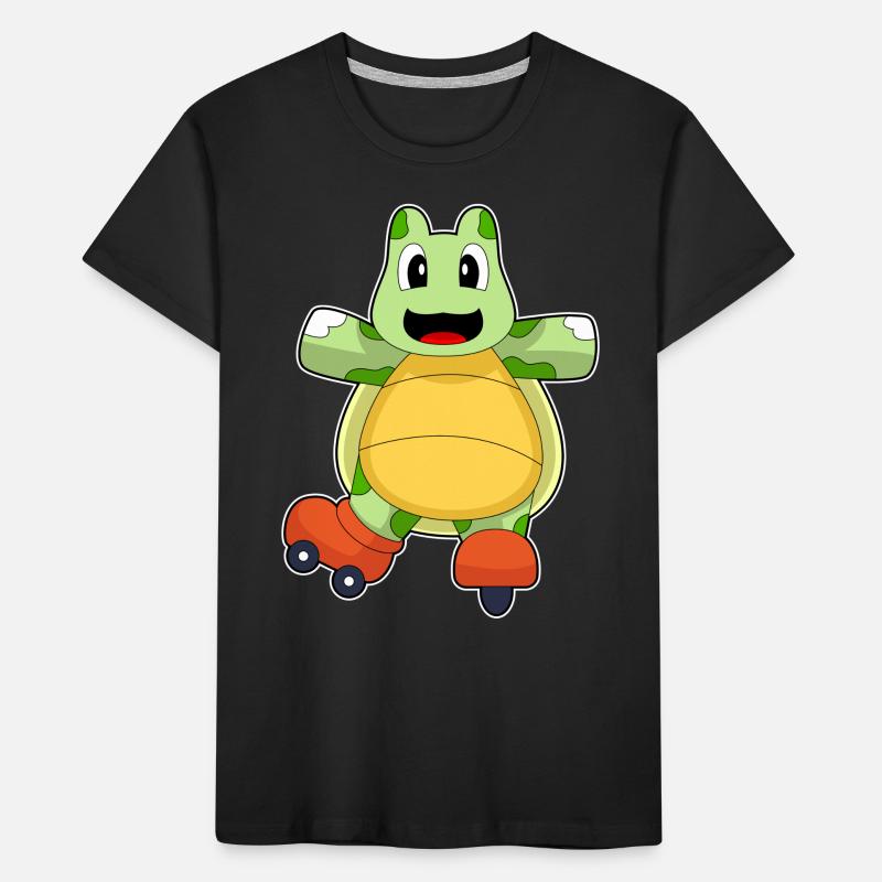Schildkröte Inline skating Rollschuhe Kinder Premium Bio T-Shirt