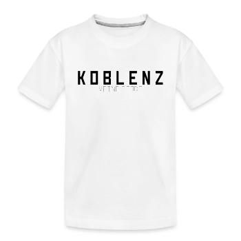 Koblenz Meine Stadt - Kinder Premium Bio T-Shirt - Weiß - Vorne