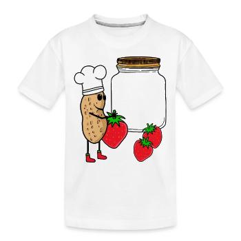 Confiture de fraises aux fraises Cook Chefs Fruit - T-shirt bio Premium Enfant - blanc - Devant