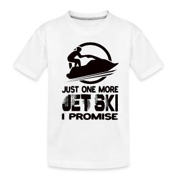 Encore un jet ski Je promets Jet Ski Jet Skis - T-shirt bio Premium Enfant - blanc - Devant