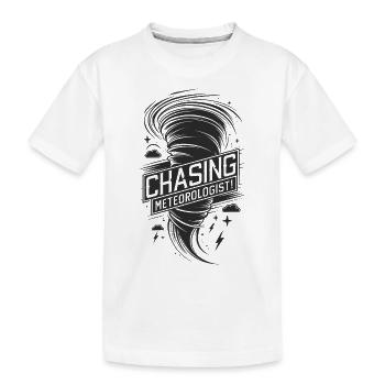 Tornade Twister Chasseur Météorologue - T-shirt bio Premium Enfant - blanc - Devant