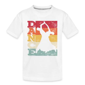 Ballroom Dance Viennese Waltz - Kids' Premium Organic T-Shirt - white - Front