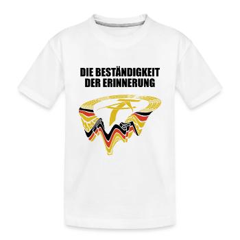 DDR Wappen, Die Beständigkeit der Erinnerung - Kinder Premium Bio T-Shirt - Weiß - Vorne