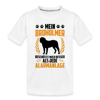 Broholmer est meilleur que Alarm Broholmer - T-shirt bio Premium Enfant - blanc - Devant