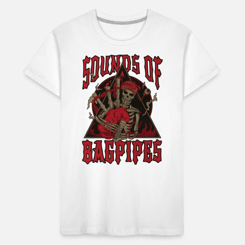 Son de cornemuse écossaise T-shirt bio Premium Enfant