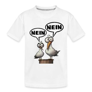 The Bäädden Seagulls - Morning Grouches No No Saying - Kids' Premium Organic T-Shirt - white - Front