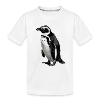 Pingouin - T-shirt bio Premium Enfant - blanc - Devant