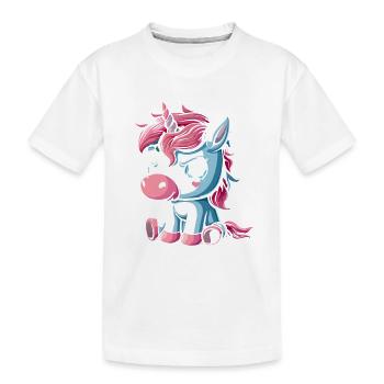 Bonjour? Glace très mince - T-shirt bio Premium Enfant - blanc - Devant