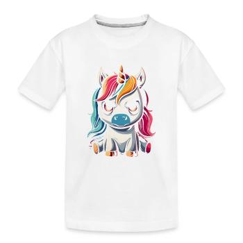 Ne me regarde pas sur ce ton - T-shirt bio Premium Enfant - blanc - Devant