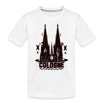 Cologne Cologne Kölle Kölsch street art style splash - Kids' Premium Organic T-Shirt - white - Front