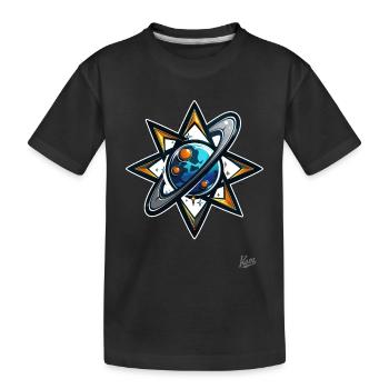 Wissenschaft - Kinder Premium Bio T-Shirt - Schwarz - Vorne