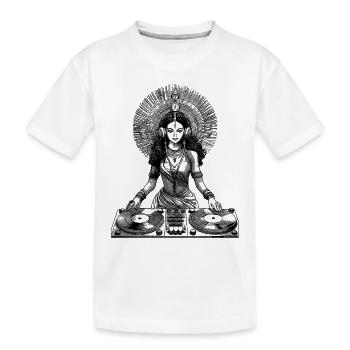 Chemise Goa Beats : soleil, plage et bonnes vibrations - T-shirt bio Premium Enfant - blanc - Devant