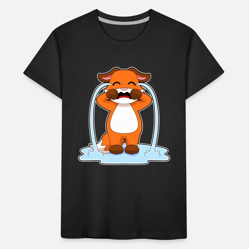 Fox cries Kids' Premium Organic T-Shirt