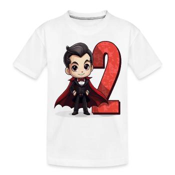Creeps And Vampires – Zwei Jahre – 2. - Kinder Premium Bio T-Shirt - Weiß - Vorne