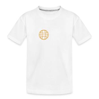 Voyageur du monde - T-shirt bio Premium Enfant - blanc - Devant