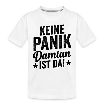 Prénom Damian - T-shirt bio Premium Enfant - blanc - Devant