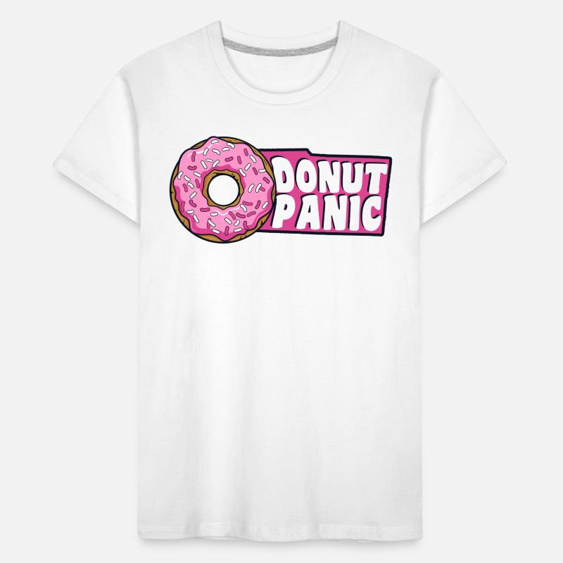 Donut Panic Doughnut Glazed Maker Lover Donut T-shirt bio Premium Enfant