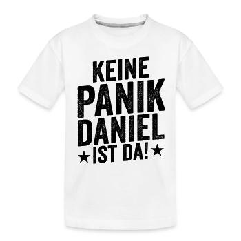 Prénom Daniel - T-shirt bio Premium Enfant - blanc - Devant