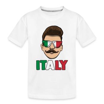Italie Italien Italien Italie - T-shirt bio Premium Enfant - blanc - Devant