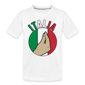 Italie Italien Italien Italie - T-shirt bio Premium Enfant - blanc - Devant