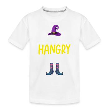 Je suis la sorcière affamée - T-shirt bio Premium Enfant - blanc - Devant