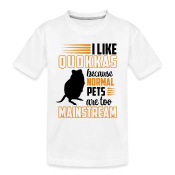 Quokka are exciting marsupial Quokka - Kids' Premium Organic T-Shirt - white - Front