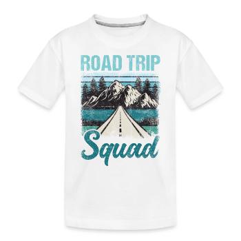 Escouade de road trip - T-shirt bio Premium Enfant - blanc - Devant