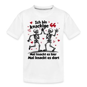 44. Geburtstag | Knackige 44 | Ich bin alt - Kinder Premium Bio T-Shirt - Weiß - Vorne