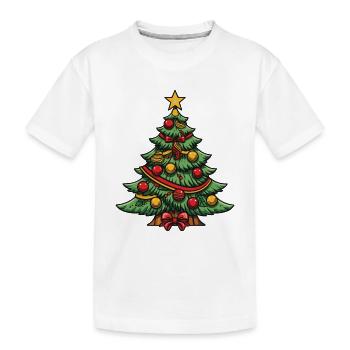 Christmas Tree Christmas - Kids' Premium Organic T-Shirt - white - Front