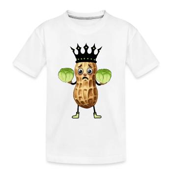 Chou Cacahuète Chou royal Légume Végétarien - T-shirt bio Premium Enfant - blanc - Devant