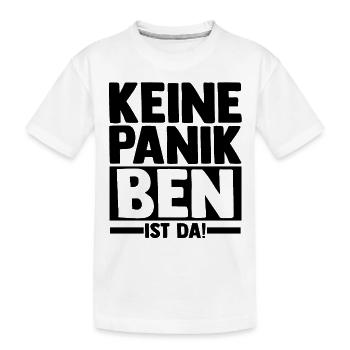 Prénom Ben - T-shirt bio Premium Enfant - blanc - Devant
