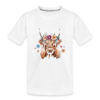 Grandad Of The Birthday Girl - Kinder Premium Bio T-Shirt - Weiß - Vorne