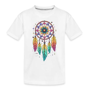 Attrape-rêves boho - T-shirt bio Premium Enfant - blanc - Devant