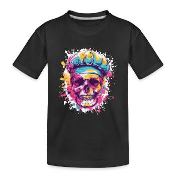 Crâne de Koch - T-shirt bio Premium Enfant - noir - Devant