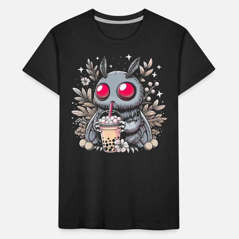 Mothman Bubble Tea Kinder Premium Bio T-Shirt