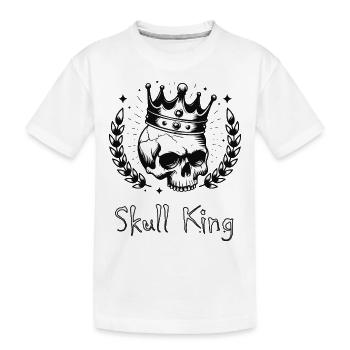 CRÂNE - T-shirt bio Premium Enfant - blanc - Devant