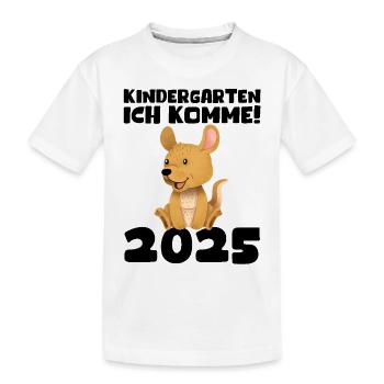kiKindergarten 2025 Kids Gift Kita 2025 Décoration - T-shirt bio Premium Enfant - blanc - Devant