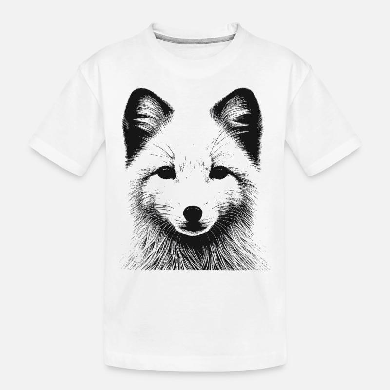 Polarfuchs - Kinder Premium Bio T-Shirt - Weiß