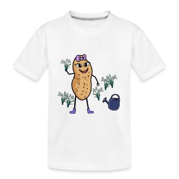 Saison des arachides Mars Printemps Perce-neige - T-shirt bio Premium Enfant - blanc - Devant