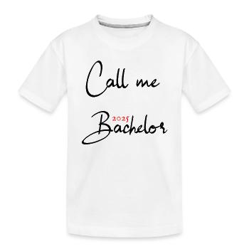 Baccalauréat 2025 Graduation Graduation - T-shirt bio Premium Enfant - blanc - Devant