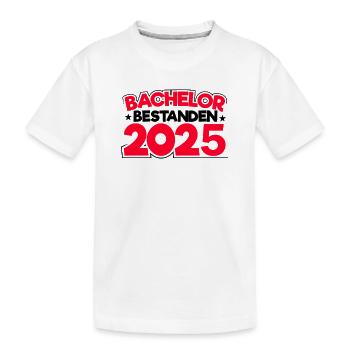 Baccalauréat 2025 Graduation Graduation - T-shirt bio Premium Enfant - blanc - Devant