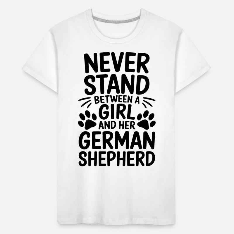 Deutscher Schäferhund Spruch Schäferhund Geschenk Kinder Premium Bio T-Shirt